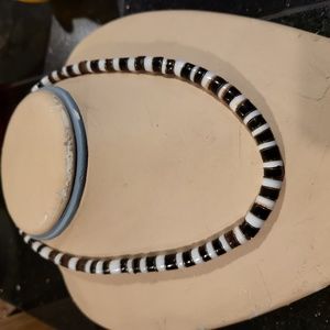 Vintage Southwestern 70s Pukka Heshi Tortoise Shell Twist Clasp 16" Neck…